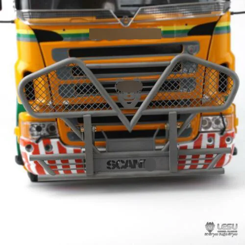 Lesu металлический передний бампер G-6104-G для Diy 1/14 Tamiyaya R620 R470 Rc грузовик строительство Th11497