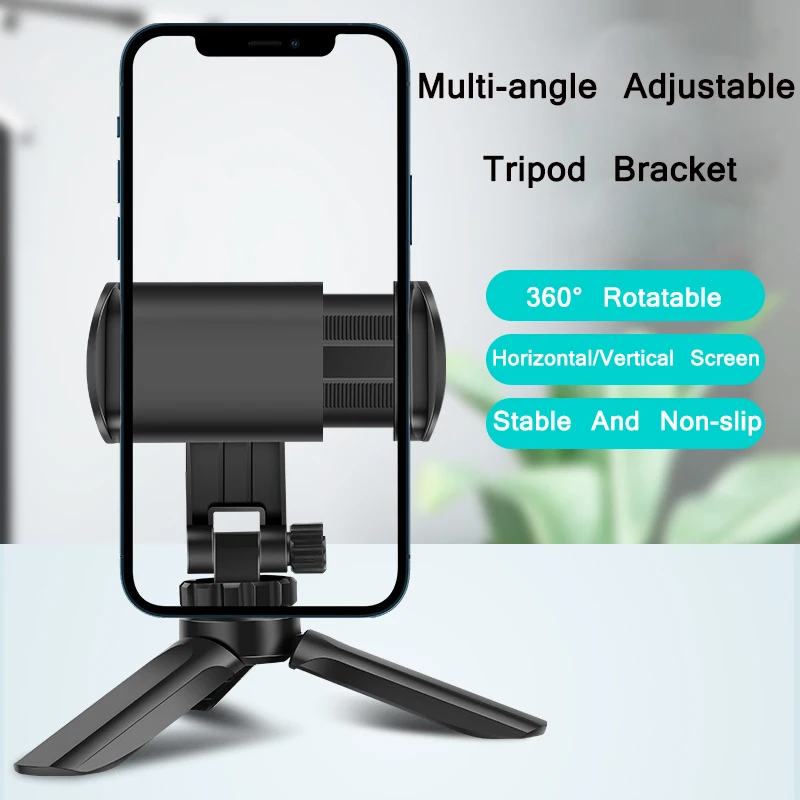 

Mini Tripod Suitable For IPhone And Xiaomi Multi-angle Adjustment Smartphone Live SLR Samera Desktop Tripod Stabilizer Bracket