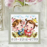 cross stitch set chinese cross stitch kit embroidery needlework craft packages cotton fabric floss new designs embroideryso498