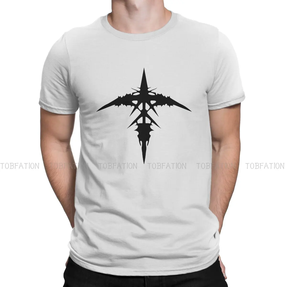 

BLACK O Neck TShirt Guilty Crown Anime Pure Cotton Original T Shirt Men