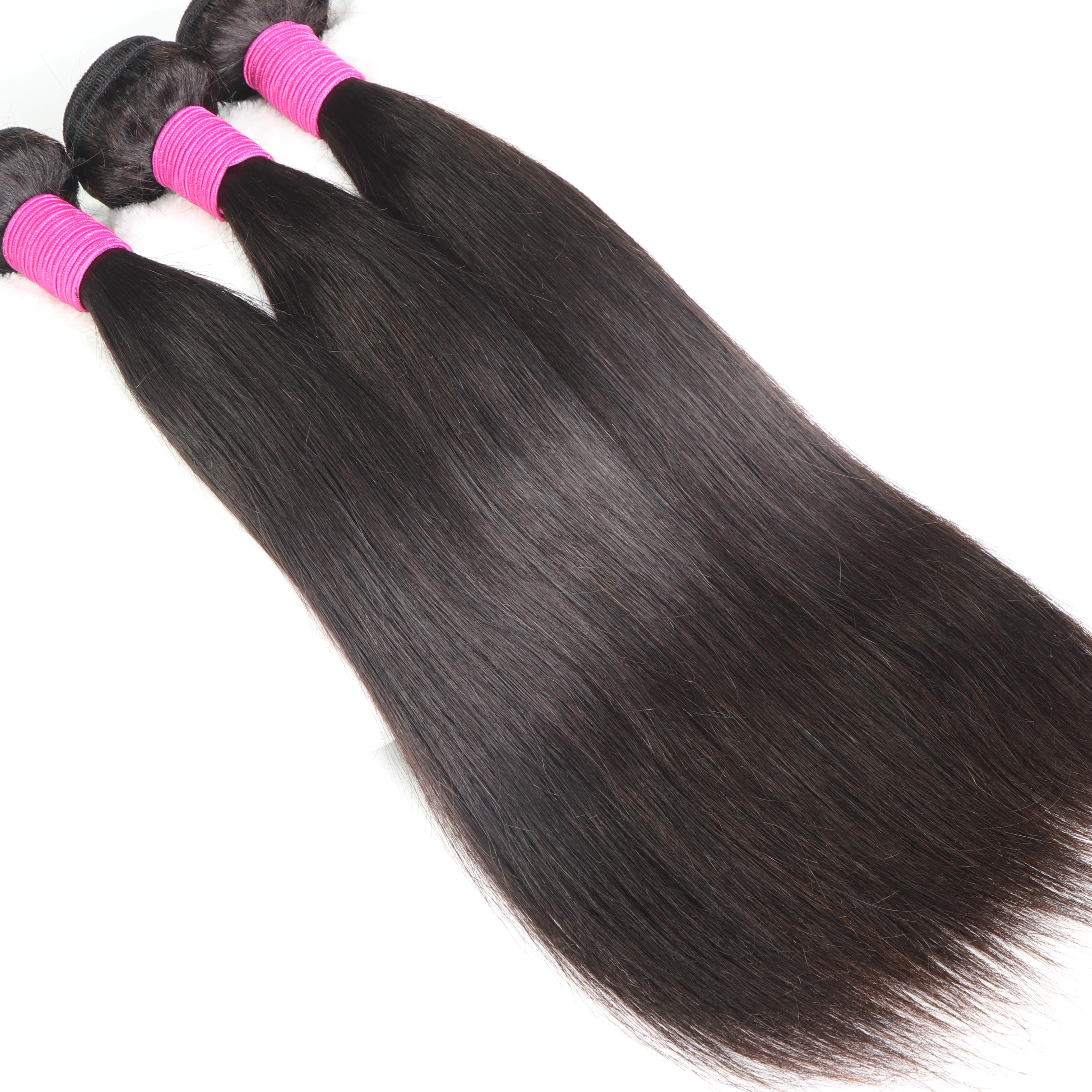 Malaysian Straight Hair Bundles 100% Remy Human Hair Extension Natural Color Bundles Straight Hair Weaves Can Buy 1 Piece 10-40