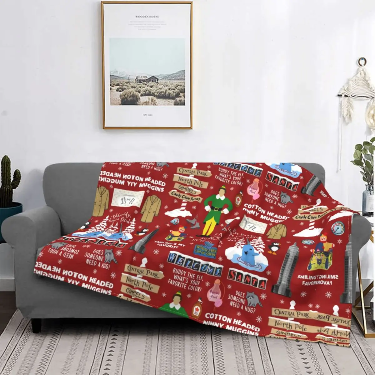 

Toy Soldiers Gift for Bedroom Car Sofa Couch Bed Decor Teen Kids Ultra Soft Christmas Nutcracker Flannel Throw Blanket Cozy Xmas