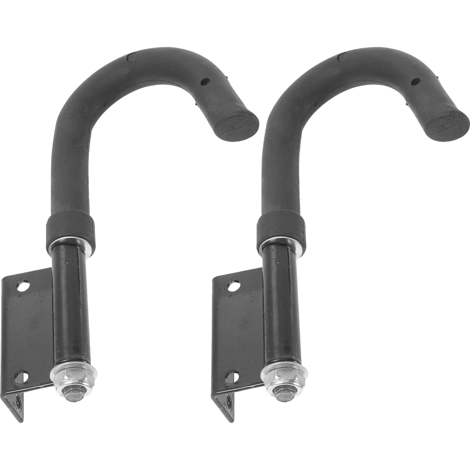 

2 Pcs Telescoping Ladder Step Hooks Wall Heavy Duty Roof Extension Accessories Fence Stabilizer Outdoor