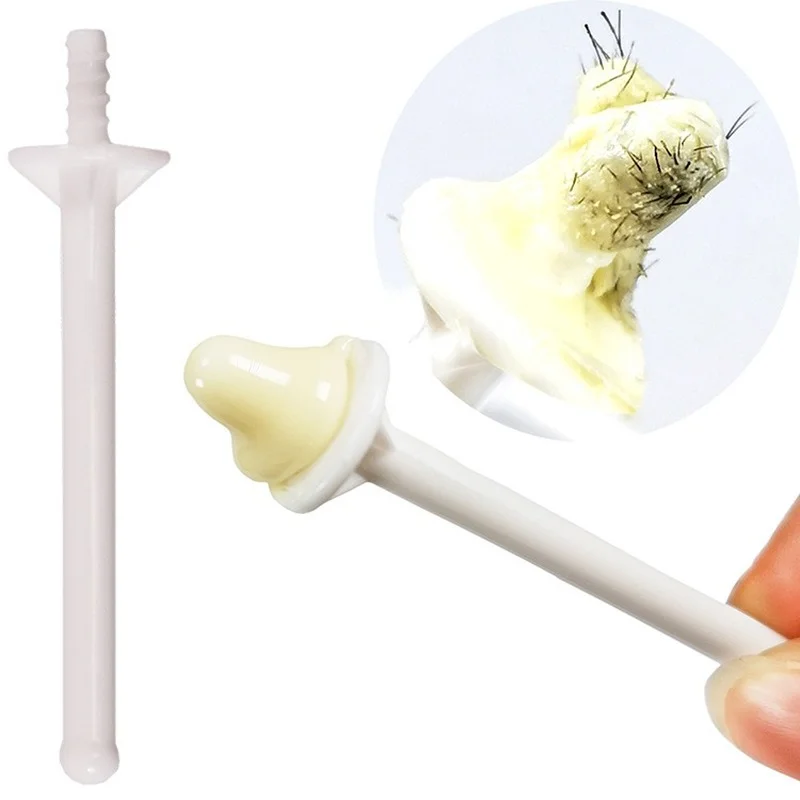 

50pcs Beauty Accessories Tools Remove Nose Hair Pp Stick Nose Hair Ceromel Unhaired Butter-Bean Nose Hair Wax Stick