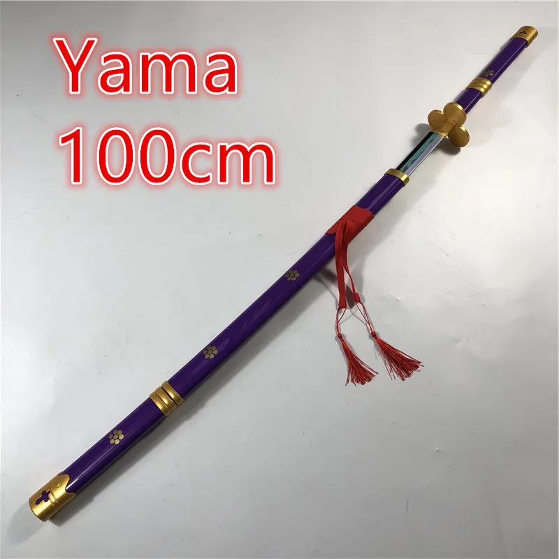 

Anime Cosplay Yama Sword Weapon 100cm Armed Katana Espada Wood Ninja Knife Samurai Sword Prop Toys For Teens
