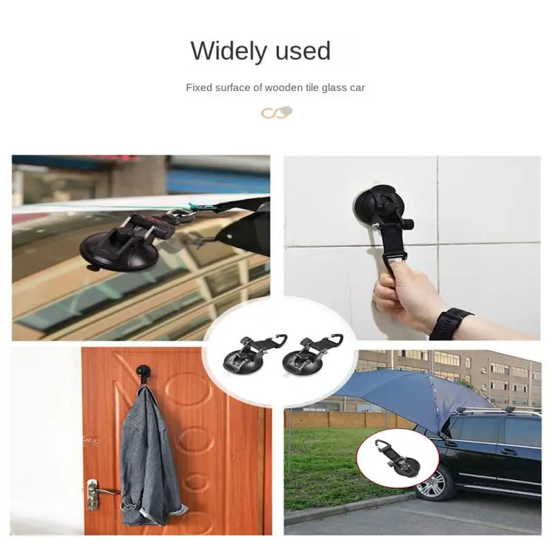 

Car Truck Tent Suction Cups Buckle Round Side Awning Anchors Outdoor Camping Tent Suckers Anchor Securing Hook Parts
