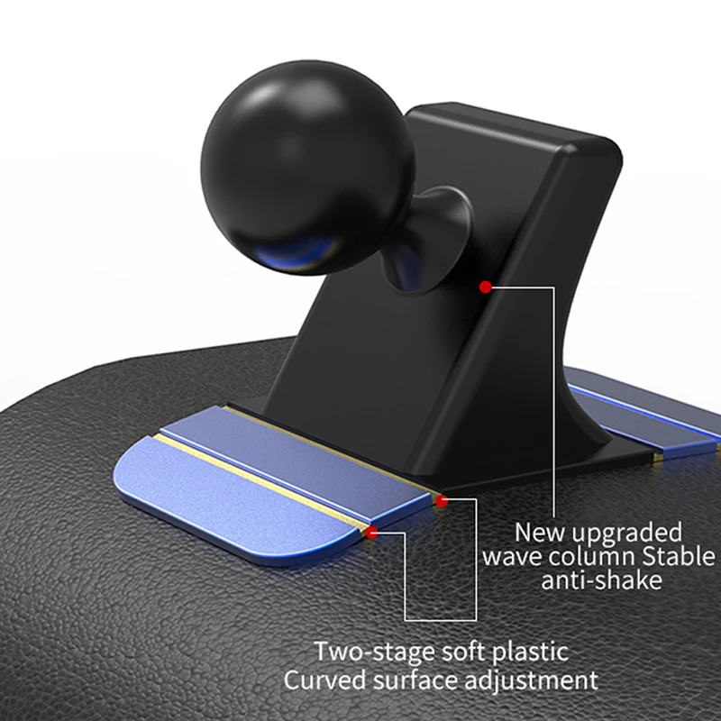 portable car phone holder 17mm ball head base auto air vent stand dashboard mount suction base anti skid bracket car accessories free global shipping