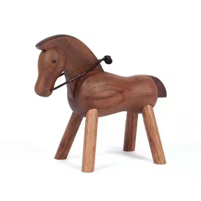 Украшение для лошадей дерево поделок декор лошади трояня на столе магазина