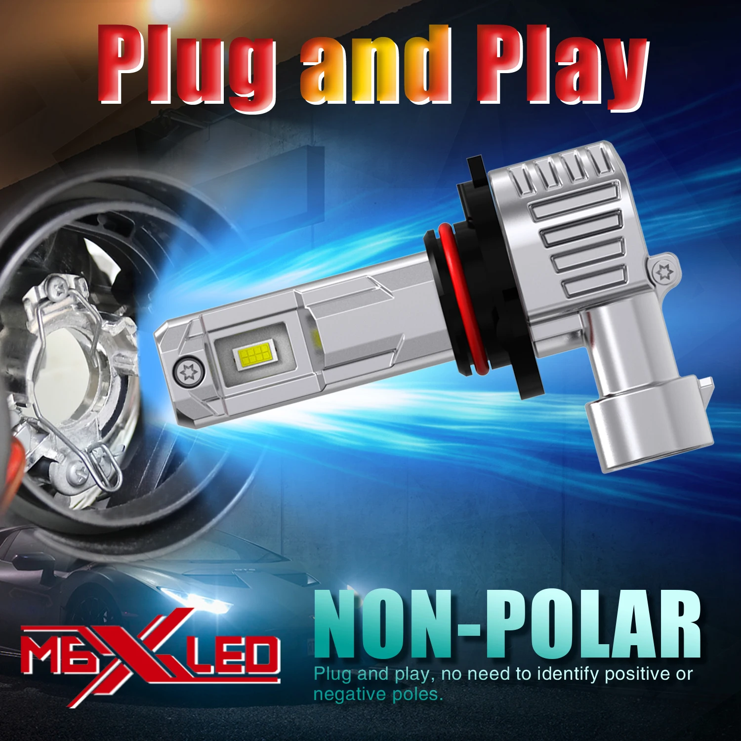 2 шт. HB3 9005 светодиодные фары Canbu автомобильные лампы высокой мощности 6000K