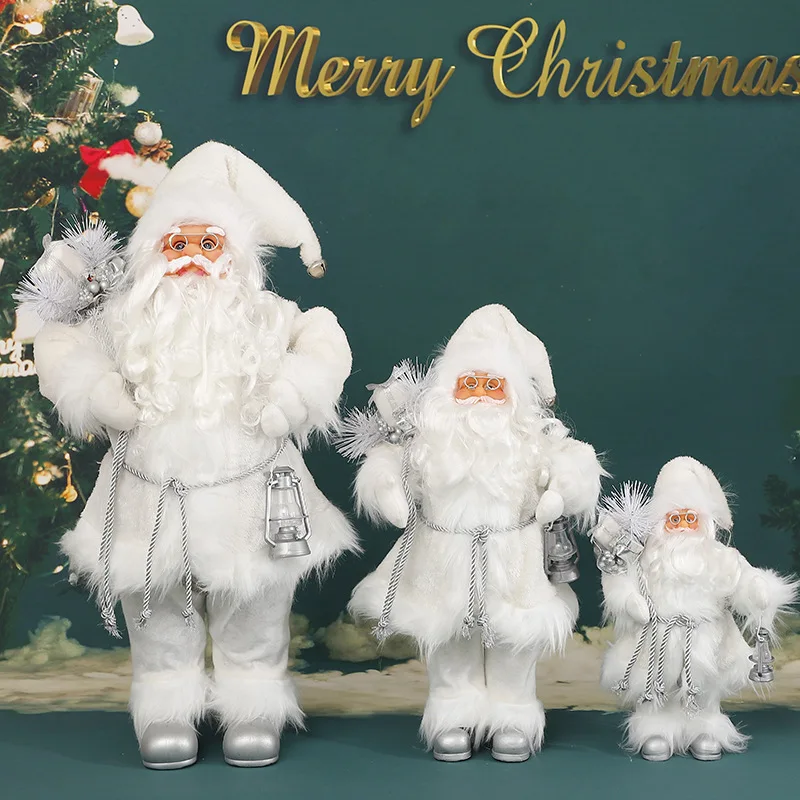 

Кукла Санта-Клаус для детей, новогодний подарок, Рождественское украшение для дома, Витрины Магазина, рождественские украшения для новогодней елки