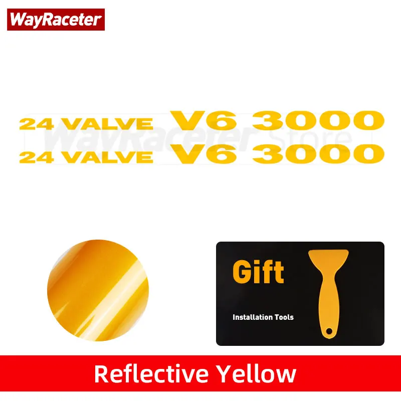 

2 шт. 24 клапана V6 3000 ECI-MULTI графика боковое крыло кузова наклейка для Mitsubishi Pajero V20 V60 V80 Shogun Montero аксессуары