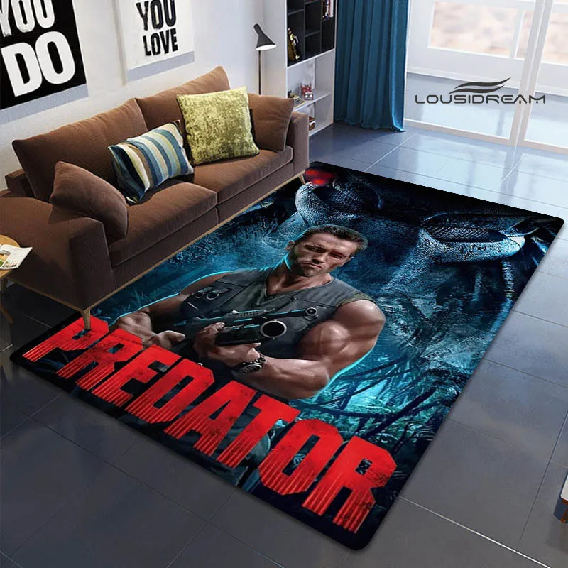 Ковер Хищник с 3D принтом красивый Противоскользящий ковер для игровой комнаты