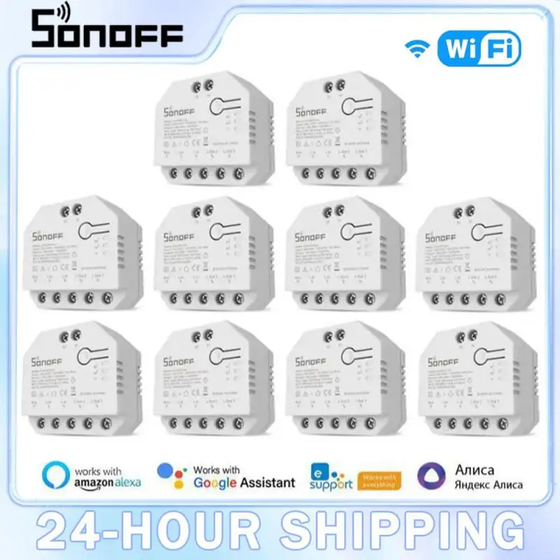 Двойное реле Sonoff Dual R3 с измерителем мощности умный мини-переключатель сделай сам