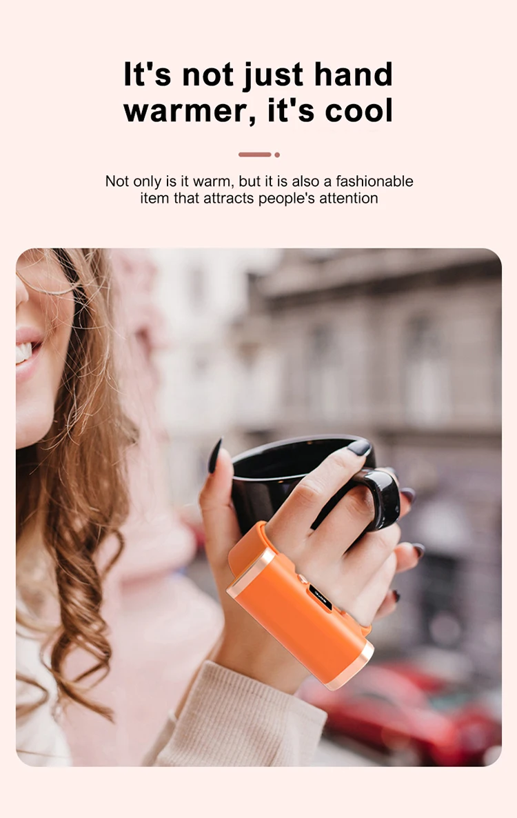 2000 мАч браслет с грелкой для рук зимняя грелка карман путешествий быстрый нагрев