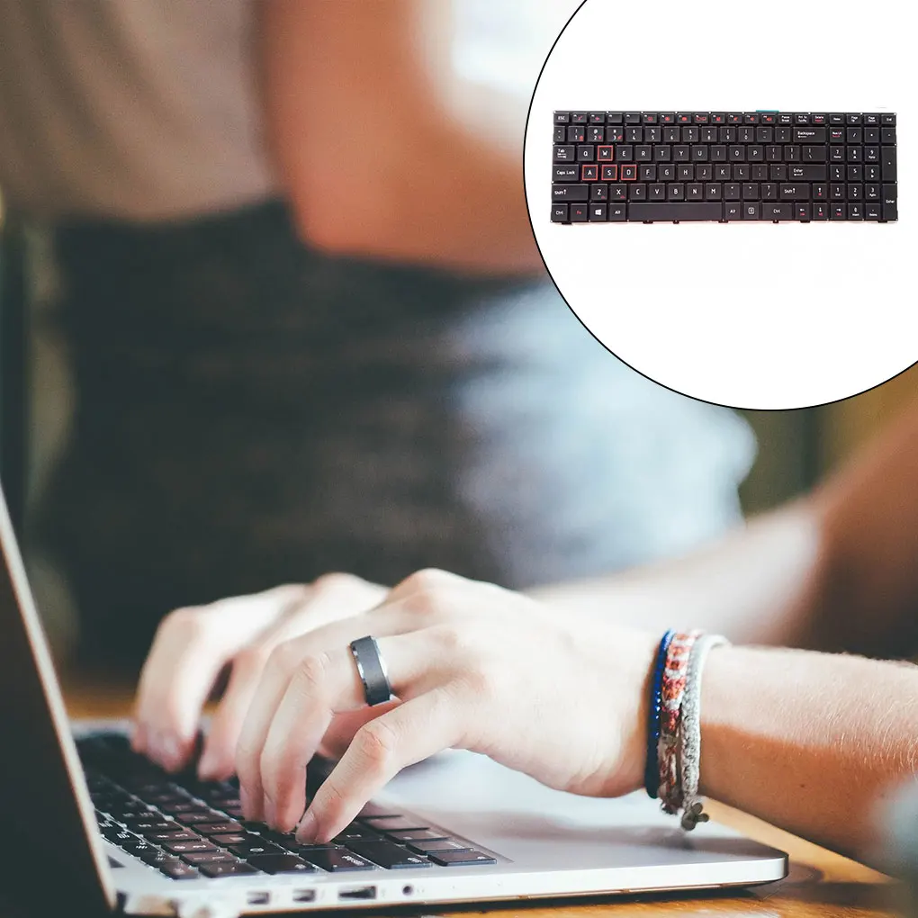 

Keyboard Backlight Black Keyboards Replacement for F117-VB