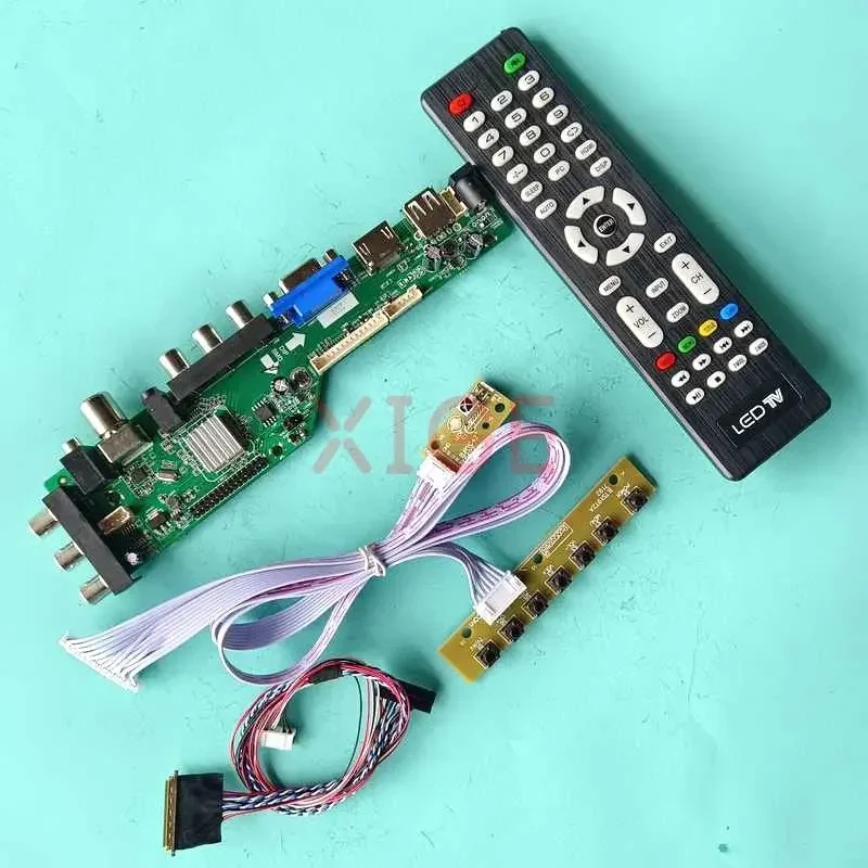 Плата драйвера контроллера для M116NWR1 R0/R1 R3/R4 DIY Kit LVDS 40Pin DVB-T/C 1366x768 11 6 &quotпанель