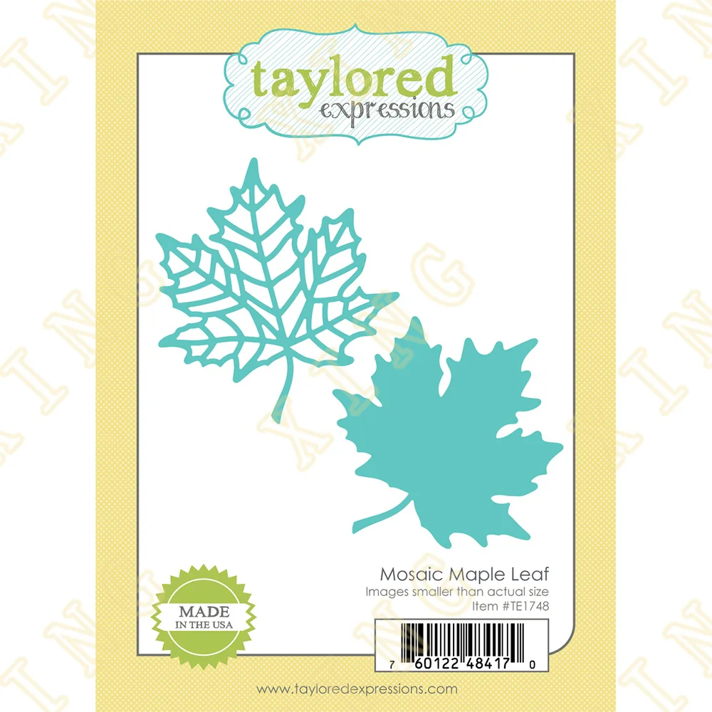 

Mosaic Maple Leaf Newest Metal Cutting Dies for Diy Scrapbooking Crafts Dies Cut Maker Photo Album Template Handmade Decoration