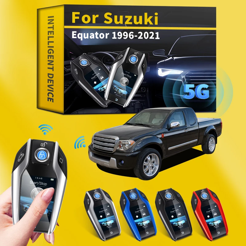 

For Suzuki Equator 1996-2021 Multi-Language Luxury LCD Smart Keys Modified Universal Smart Remote LCD Screen Display Accessories