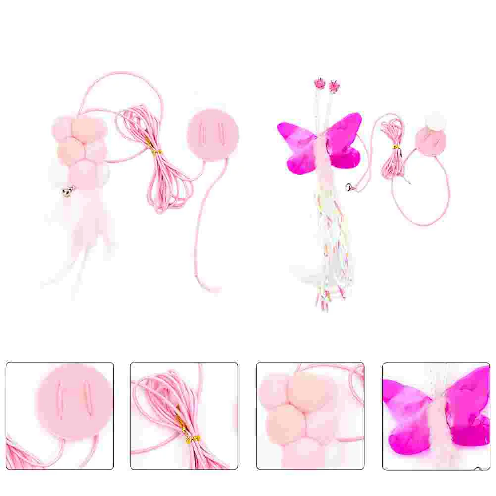 

2Pcs Cat Swing Extendable Teaser Cat Self-diversion Cat Door Hanging