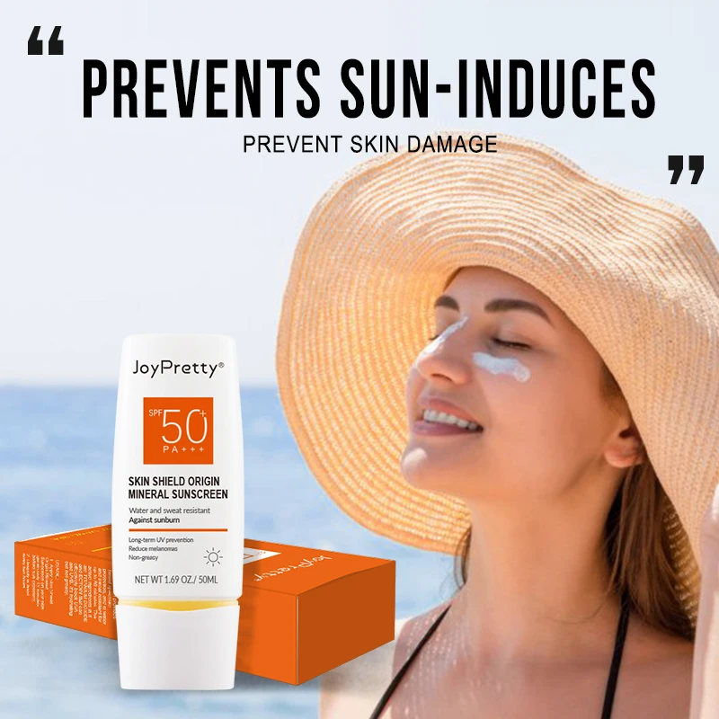

JoyPretty Sunscreen SPF50PA+++ Face Skin Sun Protective Cream Whitening Body Lotion Waterproof Sweatproof Facial Solar Blocker