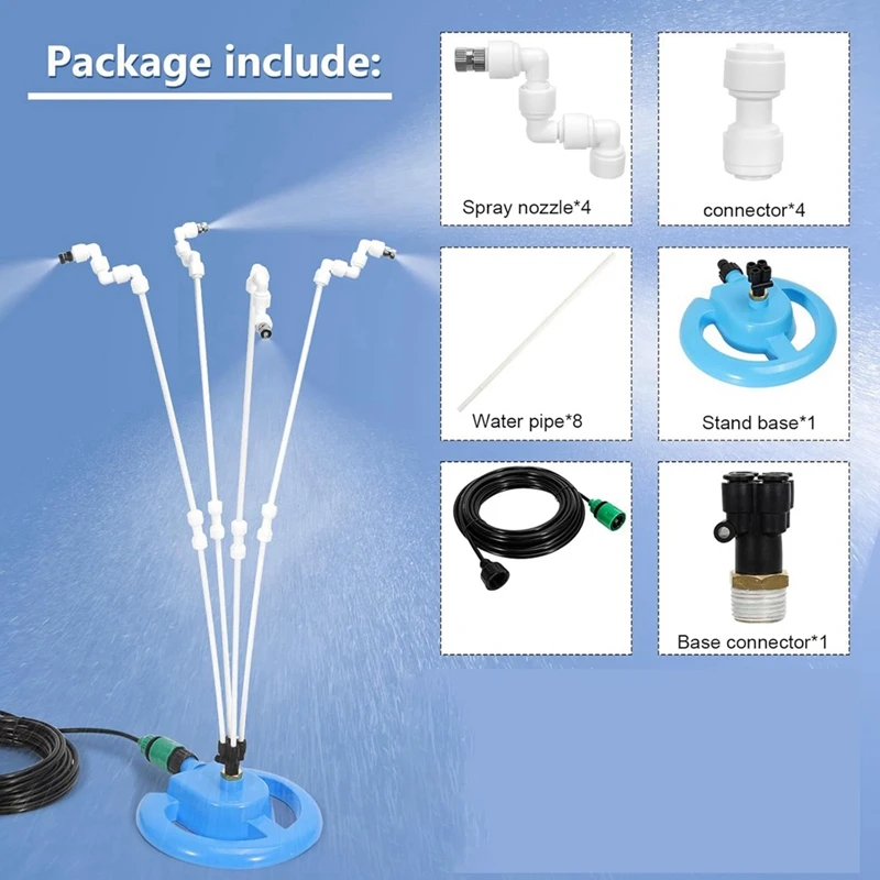 Стационарные Распылители для Наружного Патио Портативная Стационарная Система