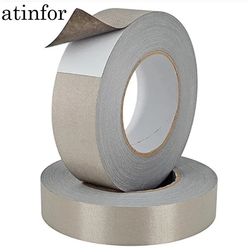 Односторонняя клейкая проводящая лента atinfor 20 м/рулон защита от помех
