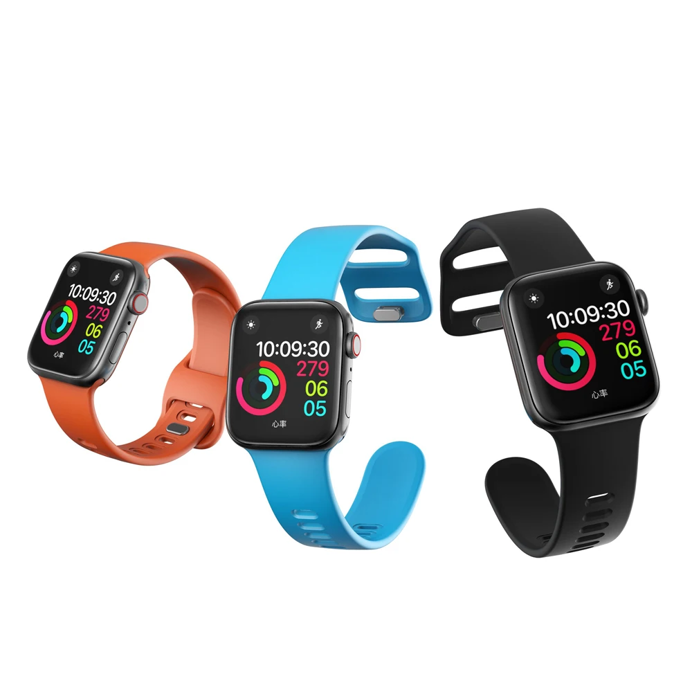 

High Quality Strap Suit For Apple Watch 5 4 3 2 1 Series Smart iWatch band 38mm 42mm 44mm 40mm Sport Silicone Belt Bracelet