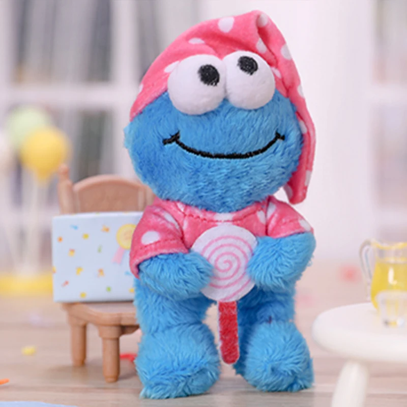 

POPMART Sesame Street Party Series Blind Random Box Toys Plush Pendant Action Figure Ornaments Mystery Box Dolls for Girls Gift