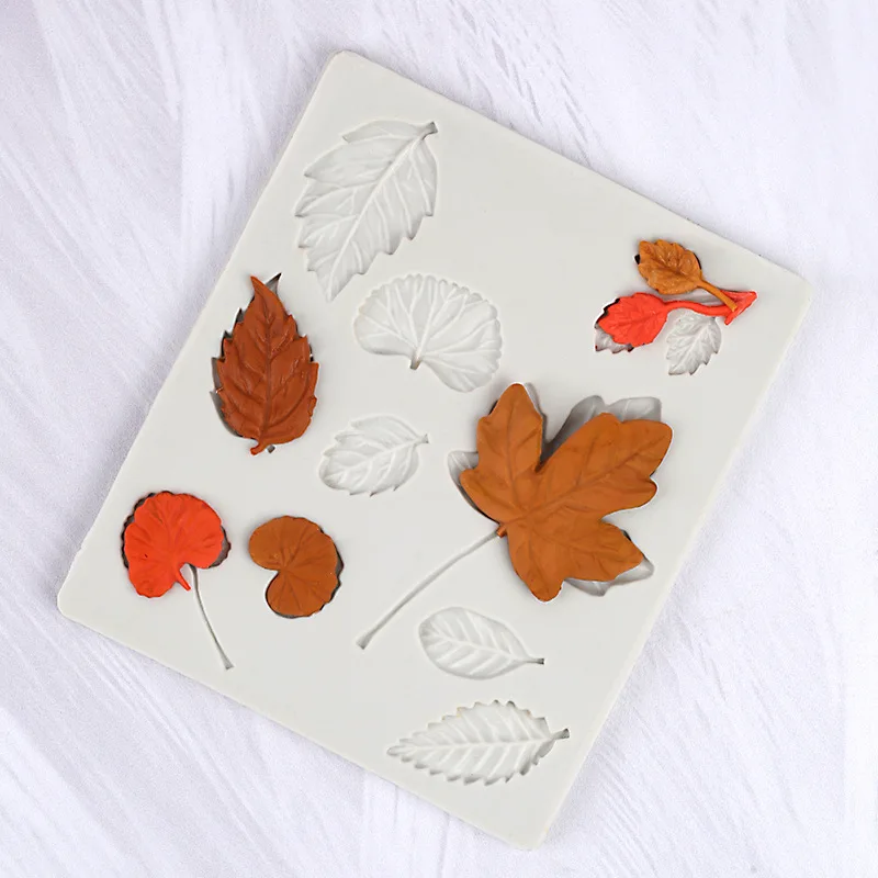 

Large Leaf Cake Mould Palm Turtle Leaf Silicone Mold Chocolate Candy Baking Fondant Cake Decorating Tools Fan Shaped Resin Tool