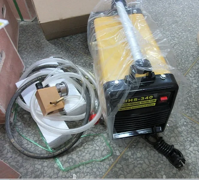 Электрический насос для испытания под давлением с ручкой переноски HHS-340