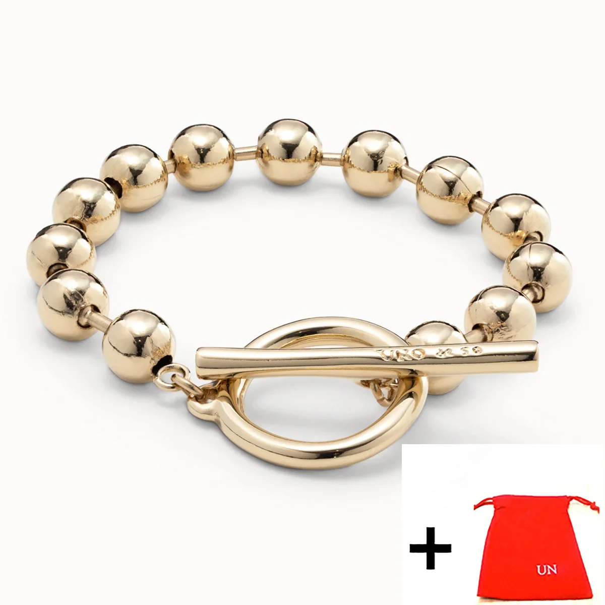 Двойной круглый браслет UNO 50 простой шарм высокое качество праздничный подарок