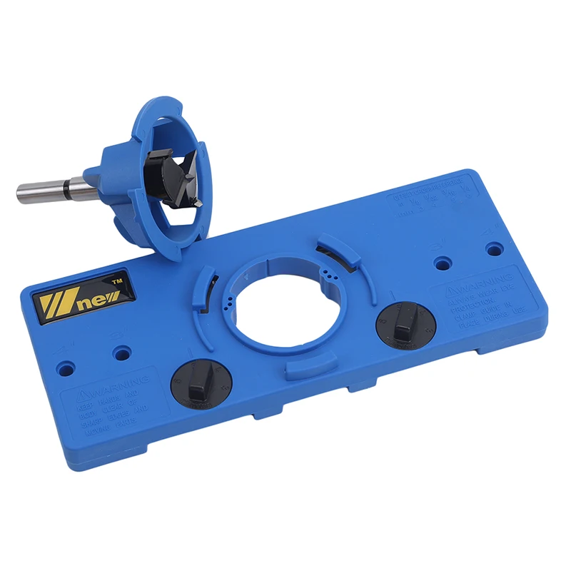 

Cup Style Hinge Boring Jig Drill Guide Set Door Hole Template Wood Locator Kreg Tool