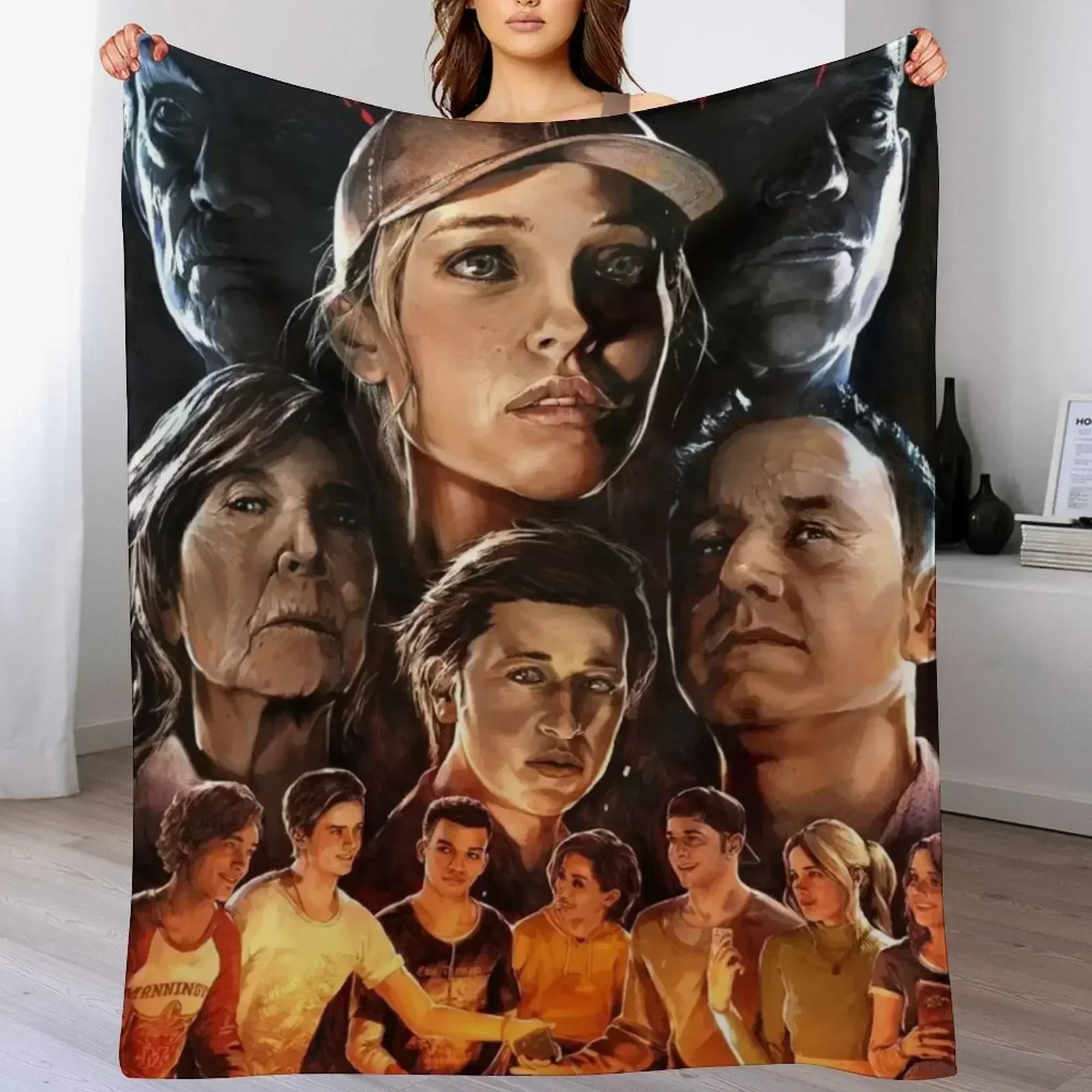 Одеяло Hacketts Quarry Summer Camp из фланелевой ткани роскошные детские одеяла