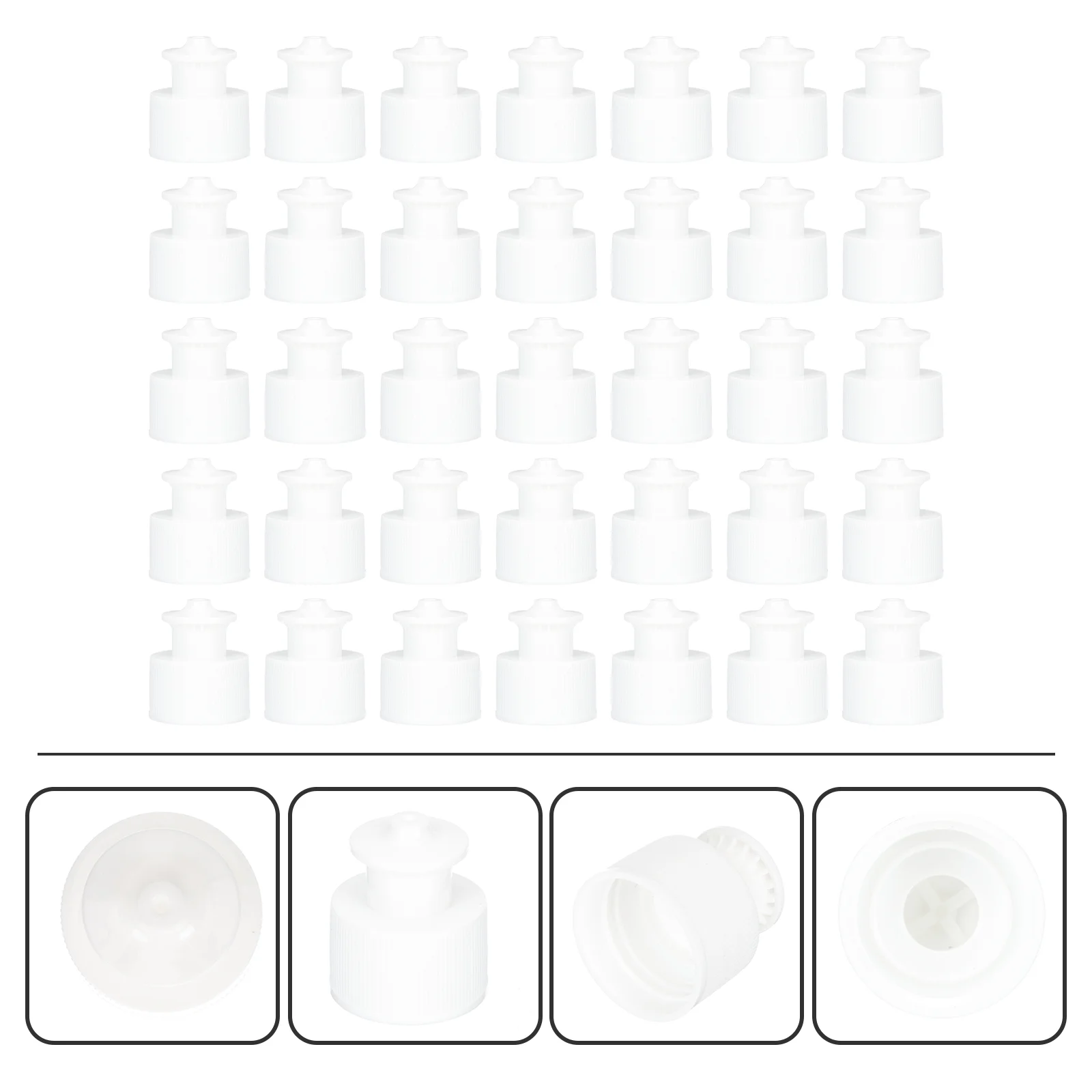 

Bottle Caps Water Replacementlid Cap Push Lids Tops Sports Bottles Screw Twisted Sealingdrinking Beveragemineral Leakage