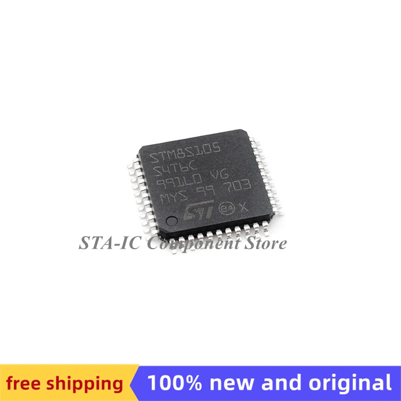 

STM8S105S4T6C LQFP-44 новая оригинальная бесплатная доставка