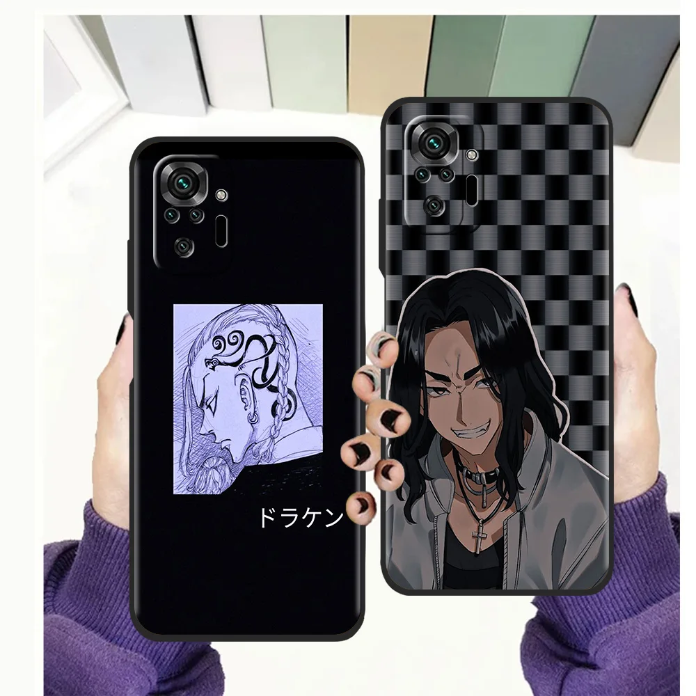 

Tokyo Revengers Phone Case Cover For Redmi Note 11 Pro K40 Gaming 7 8 8T 9 8A 9A 9C Note 9S 10 Pro Soft Shockproof Shell TPU Bag