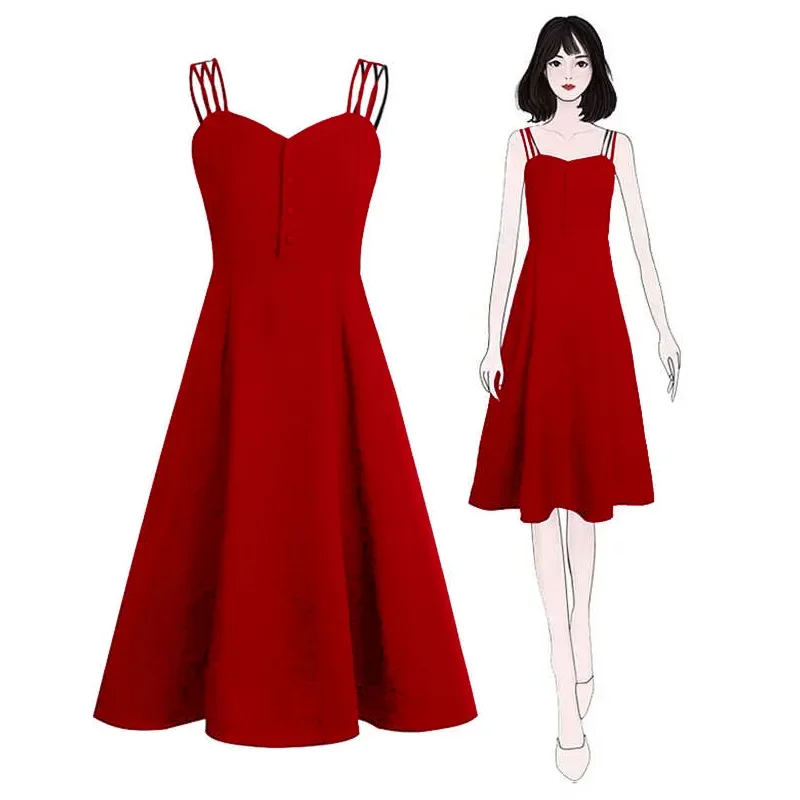 

Summer Day Of Cultivate One's Morality In A Covered Meat Render Outside Long Wear Condole Belt Skirt Show High School Dress