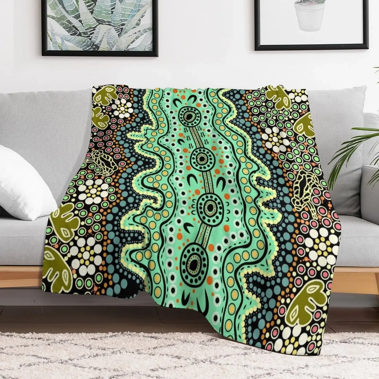 Yilawura - Wiradjuri word для приятного места в лагере одеяло персонализированные