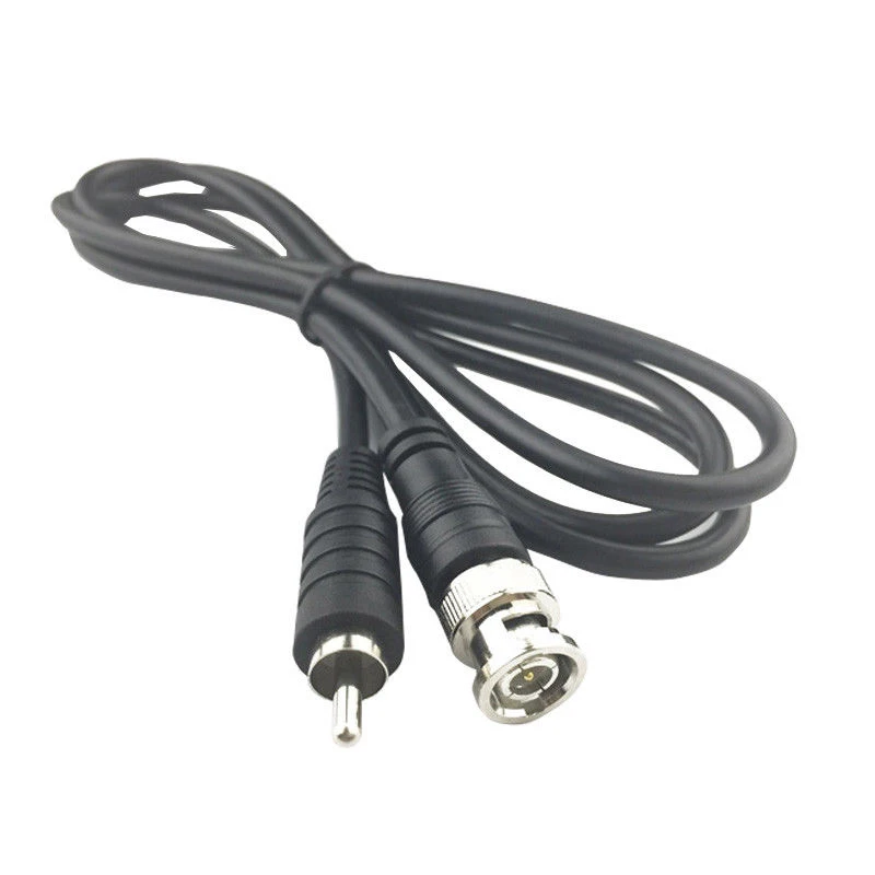 

1M/3ft BNC Male to RCA Male Jack Coaxial Cable Connector Video Adapter for CCTV Camera system Camera Accessories
