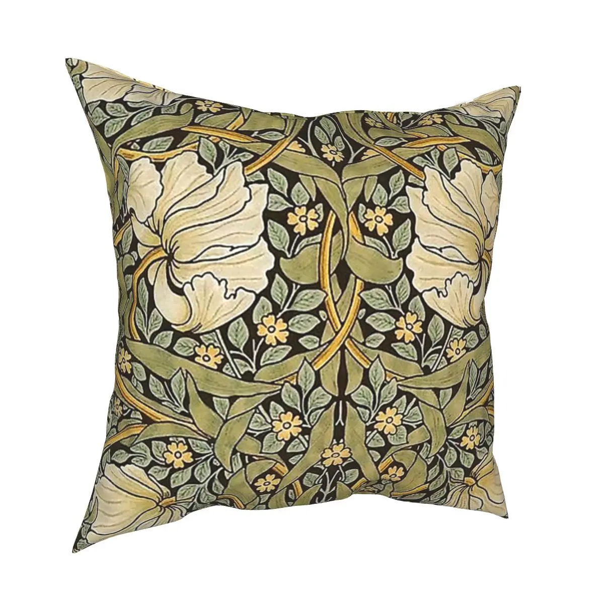 

William Morris Pimpernel vintage pattern floral Polyester Cushion Cover Gift Pillow Case Cover for Sofa Double-sided Printing