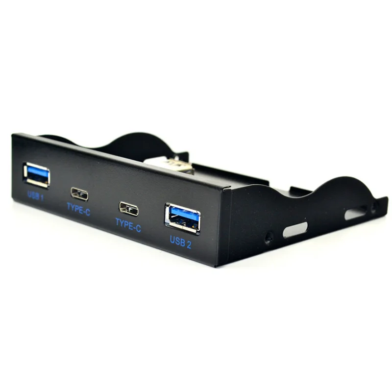 Usb-хаб USB C Hub 3 5 дюйма передняя панель 2 порта 0 + Тип 20-контактный разъем для