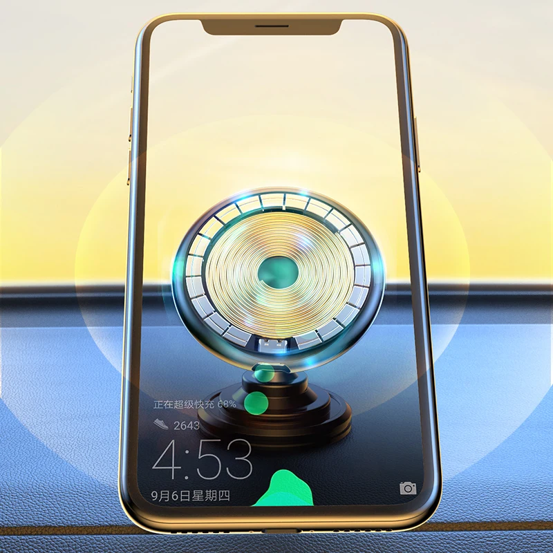 Магнитный автомобильный держатель для телефона подставка смартфона с