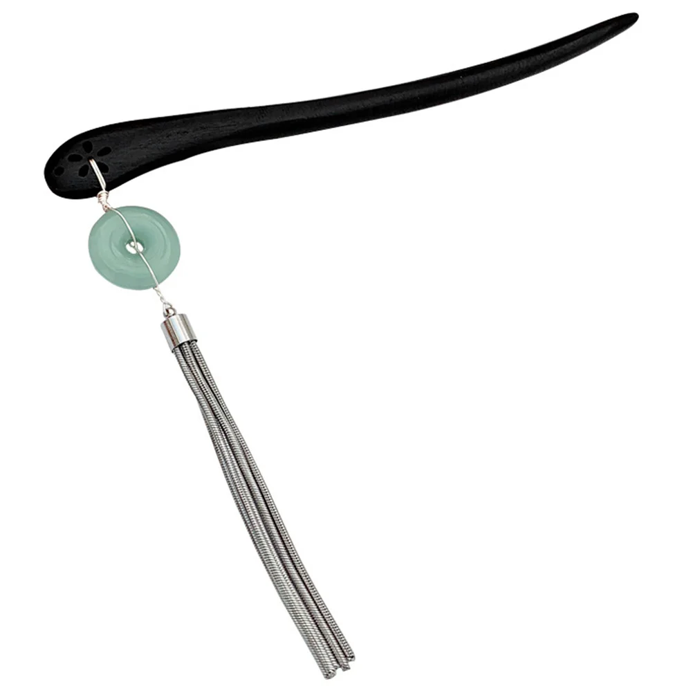 

Vintage Wood Hair Sticks Chopstick Bun Maker Chinese Hairpins Hair Clip Hair Accessory For Chignon Maker Hair Accessories Green