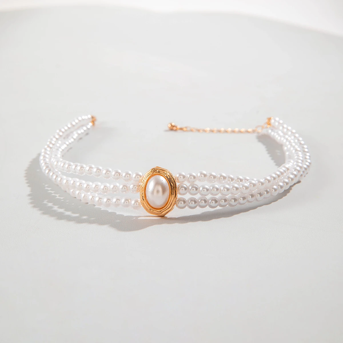 Tocona 2024 новое простое ожерелье из бисера с искусственным жемчугом многослойное