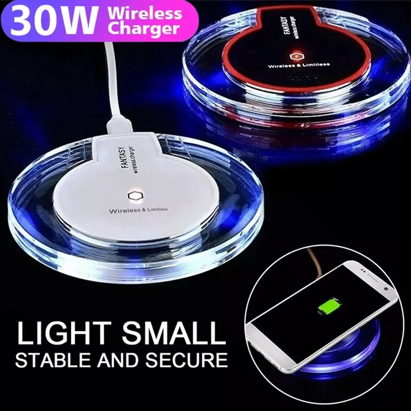 

Fast Wireless Charger Pad for Iphone Qi Wireless Charging Stand for Android Phone Car Wireless Charger Auto