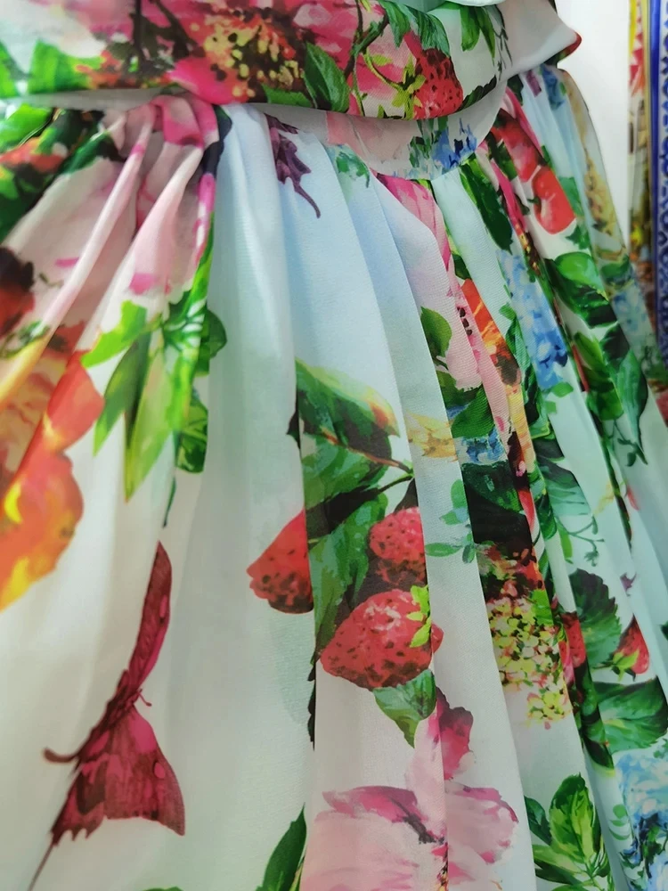 Шифоновые шелковые платья для женщин летние пляжные праздничные регулируемая