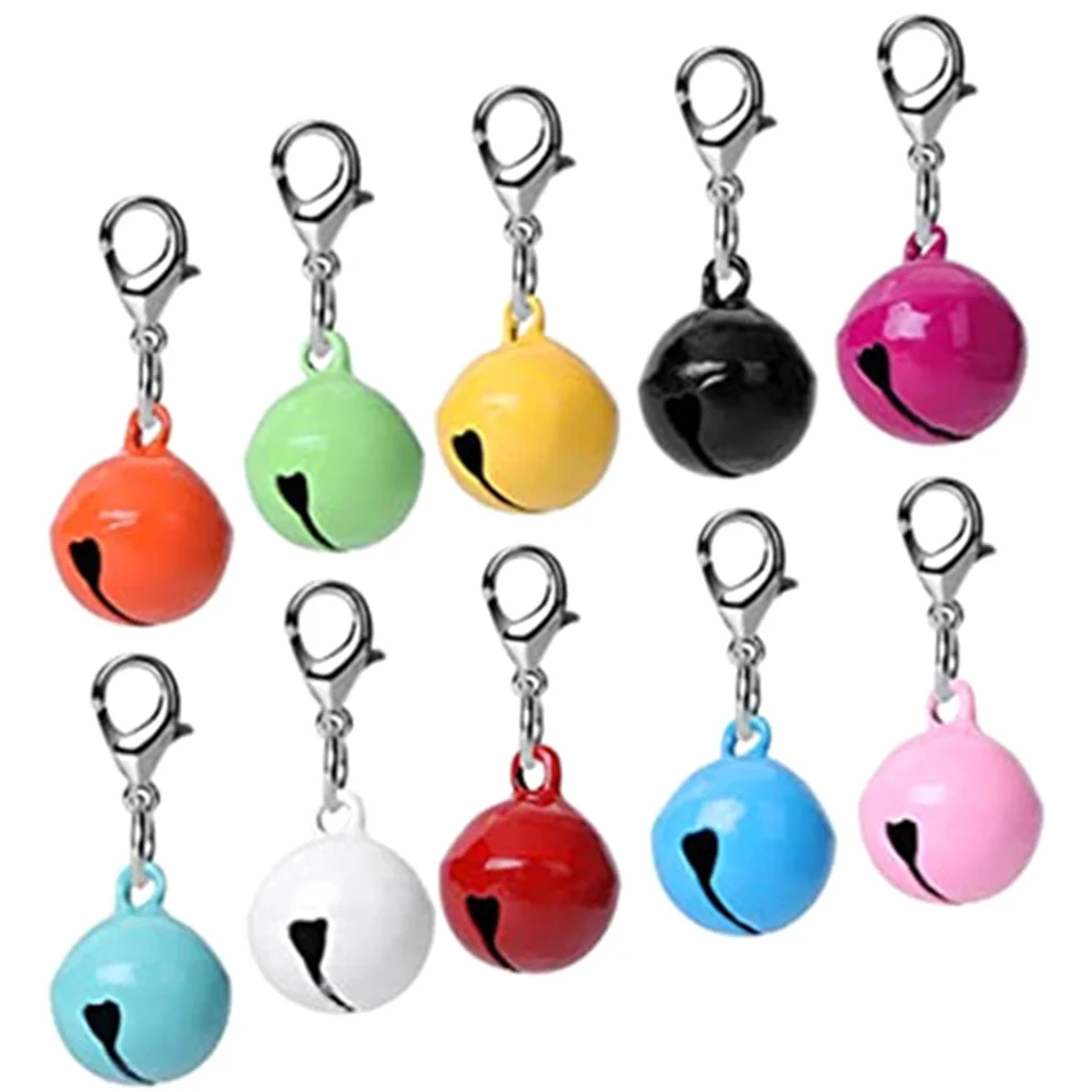 

10 Pcs Puppy Kit Pet Collar Bell Decorative Dog Bells Cat Accessories Crafted Delicate Metal Multi-function