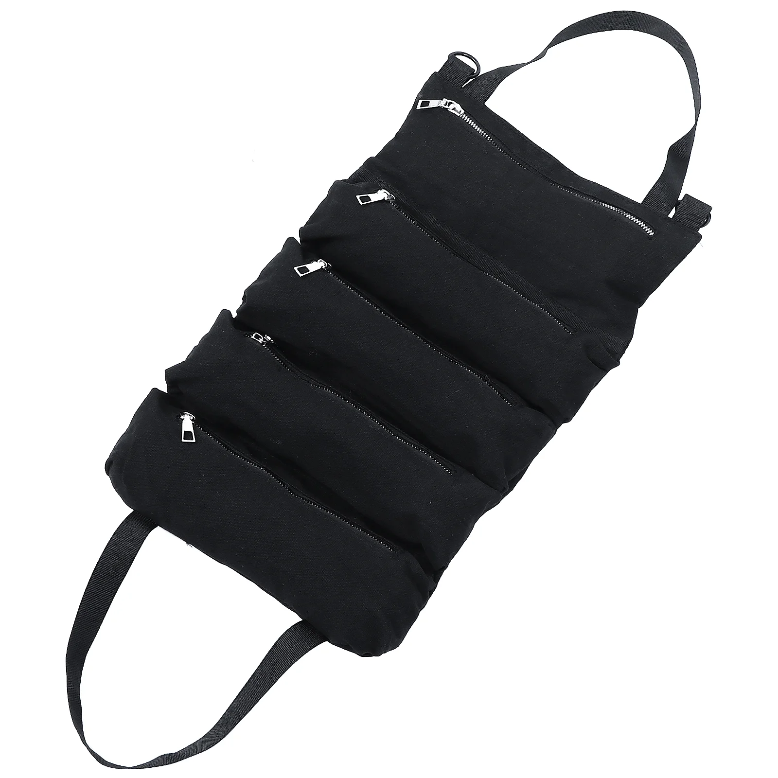 

Canvas Storage Bag Pocket Organizer Pouch Car Back Seat Protector Net Pockets Backseat