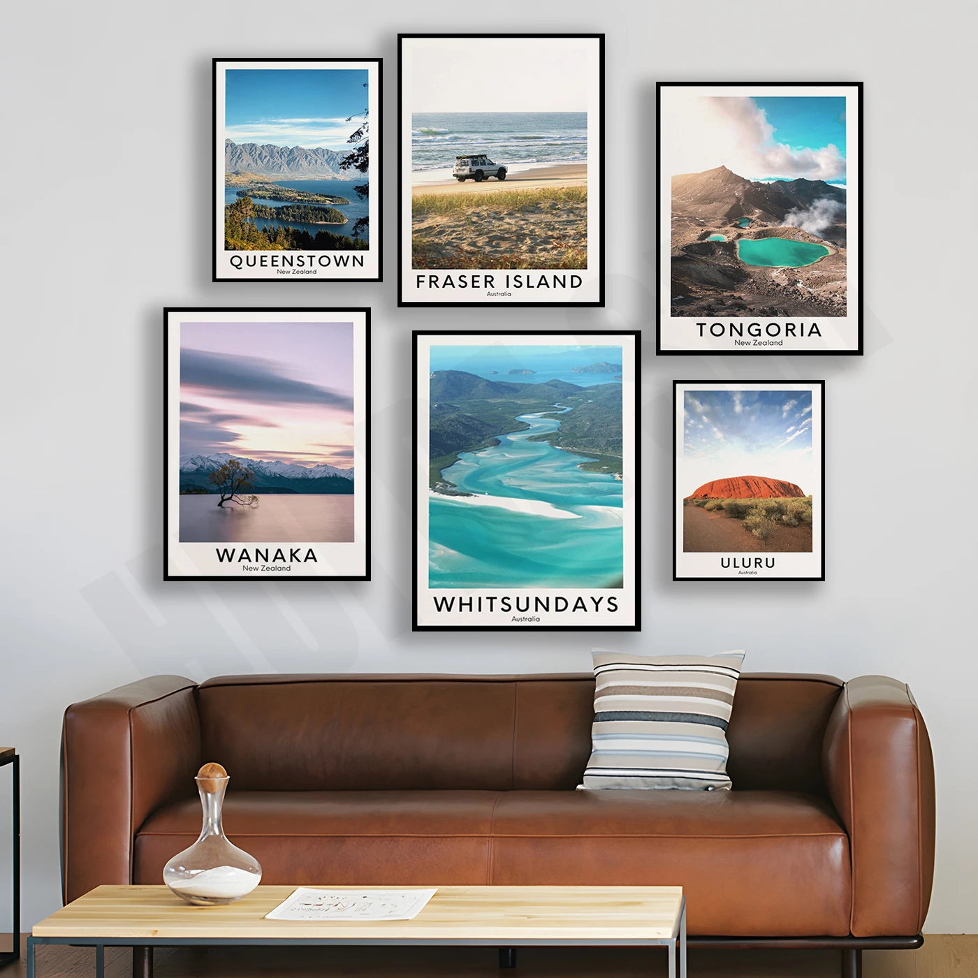 

Настенный плакат тонгория, Улуру, Квинстаун, Ванака, ландшафтный постер для путешествий, современное и изысканное украшение для дома, Карти...