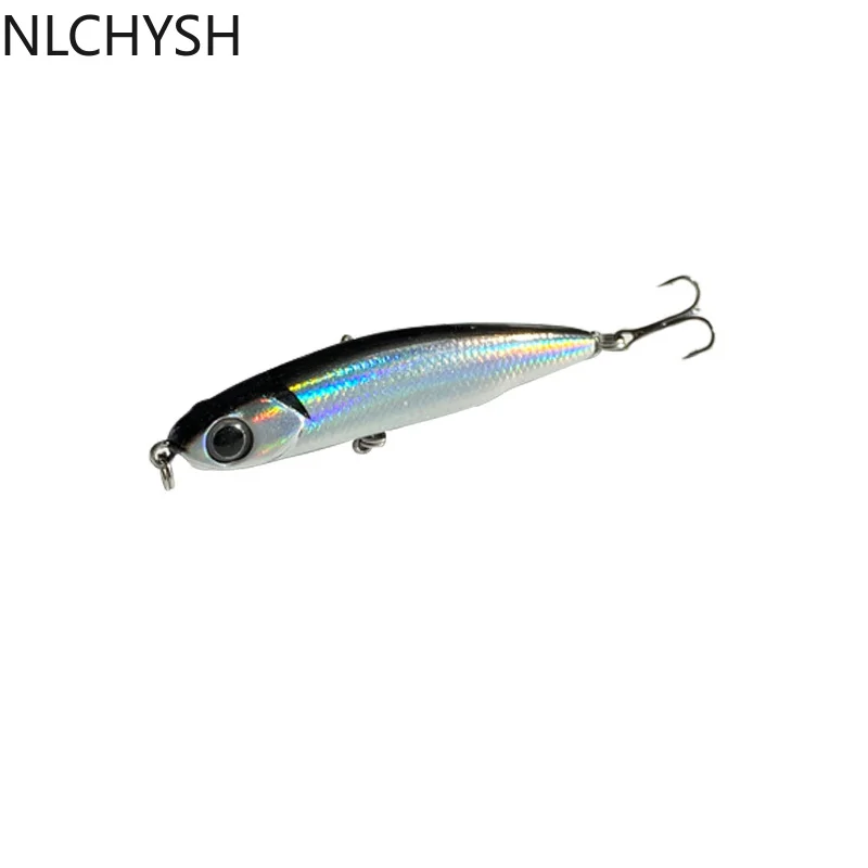 

Новый тип 2 штуки приманки в форме гольяна, миниатюрный карандаш, погружная трясающая жесткая приманка, искусственный твитер качающаяся жес...